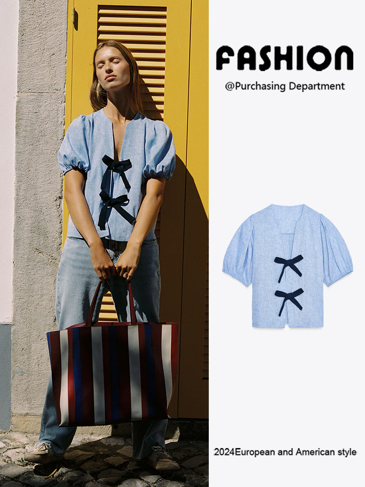 Ethnic Fashion Trends 2025 - Nowa Kolekcja Damska Koszula z Węzłem,