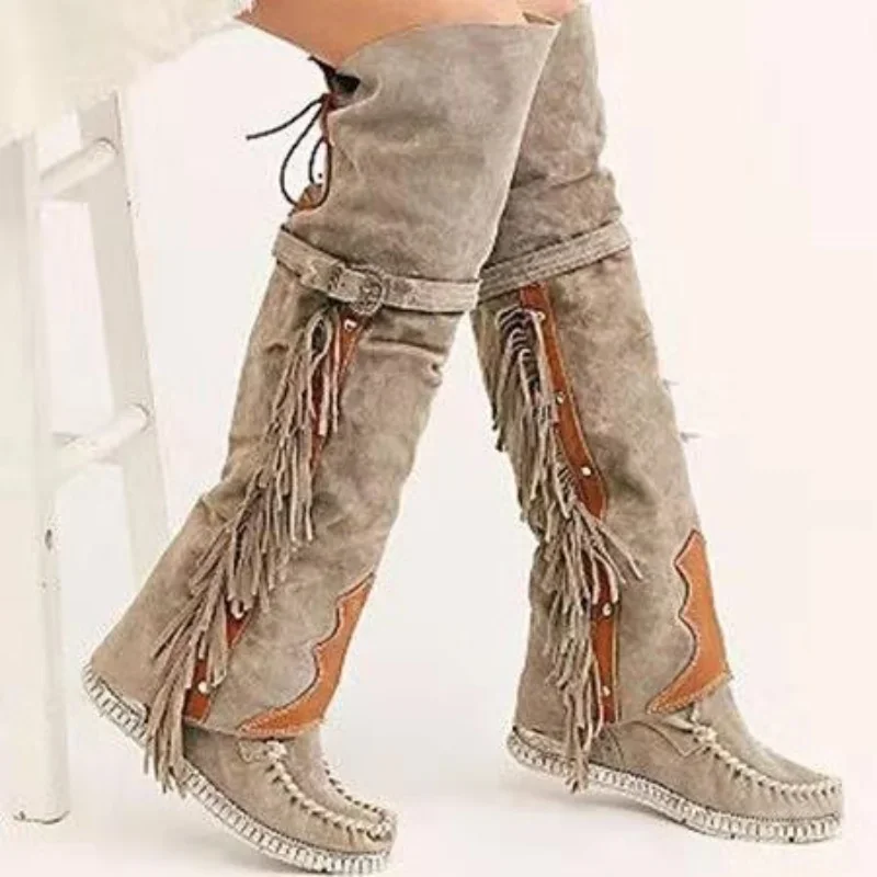 The Ethnic Fashion - Modne botki damskie w stylu bohemy