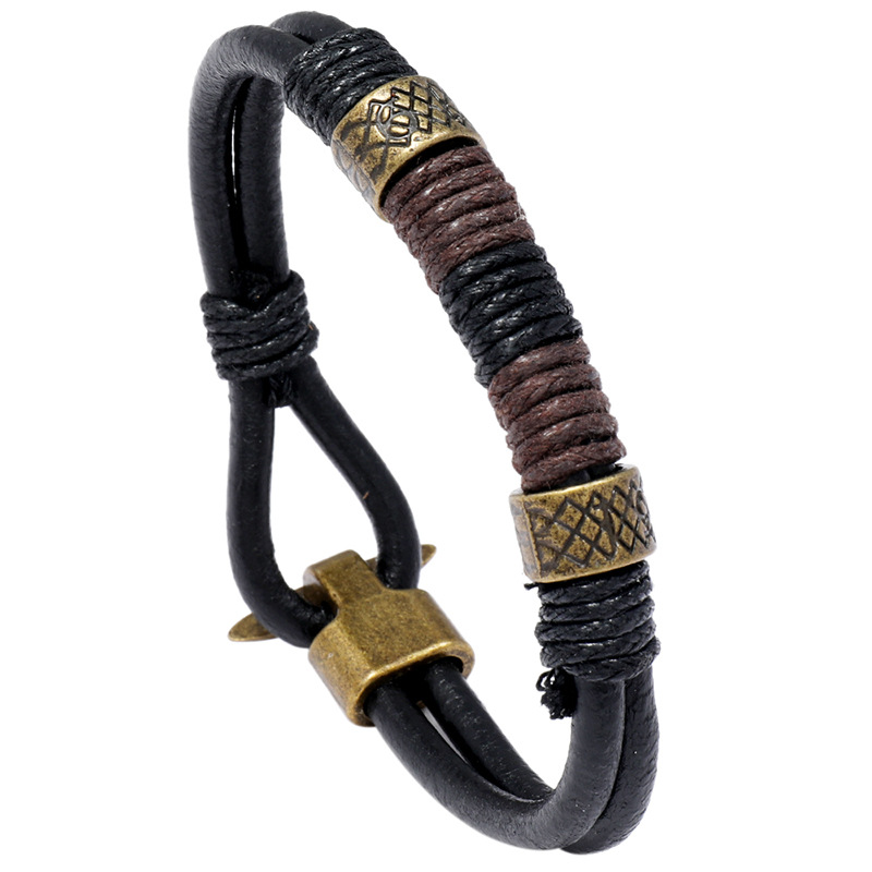 Ethnic Fashion Pk - Wysokiej jakości męska bransoletka w stylu