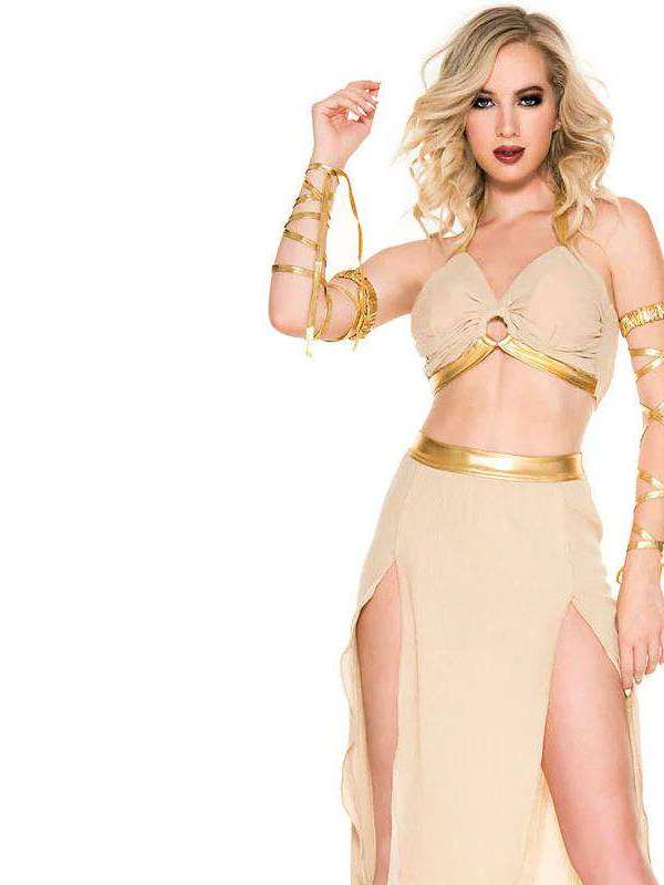 Ethnic Wear - Seksowny strój królowej na Halloween, długa