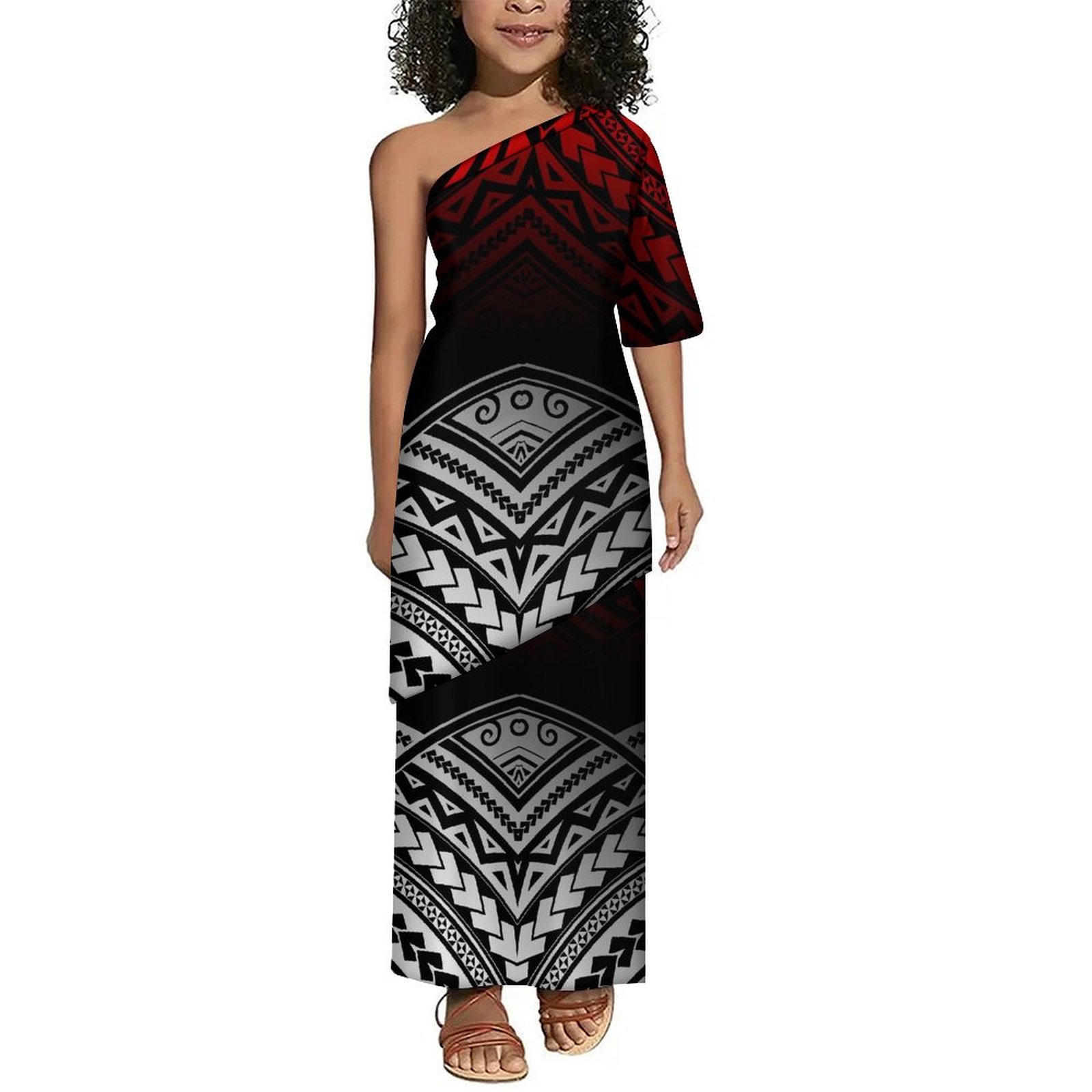 Ethnic Fashion Design - Tradycyjny plemienny styl etniczny Sukienka na