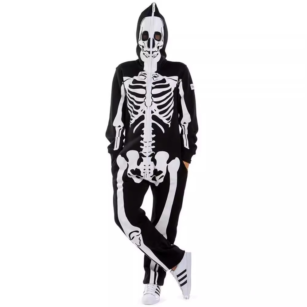 Ethnic Fashion Trends 2025 - Kostium Szkieletu na Halloween, Strój do