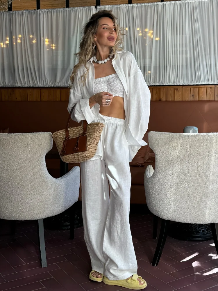 Ethnic Fashion Collection - Komplety koszulowe z lnu i bawełny