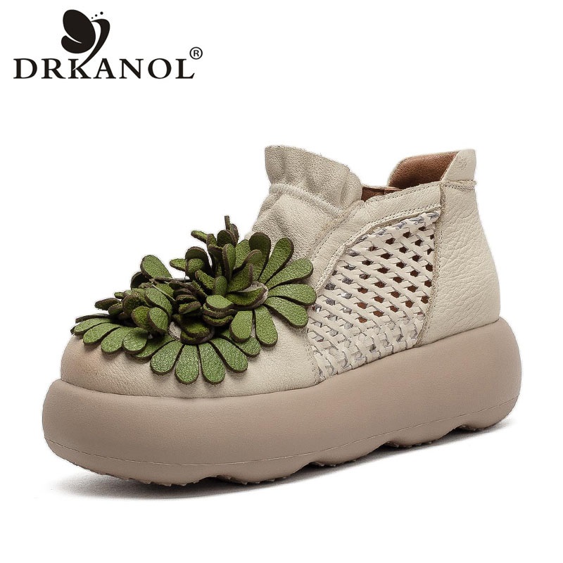 Ethnic Outfit - DRKANOL 2026 Letnie, przewiewne botki damskie,