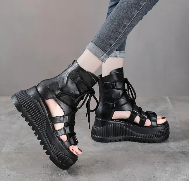 Botki damskie ze skóry natural – The Ethnic Fashion recenzja i cena