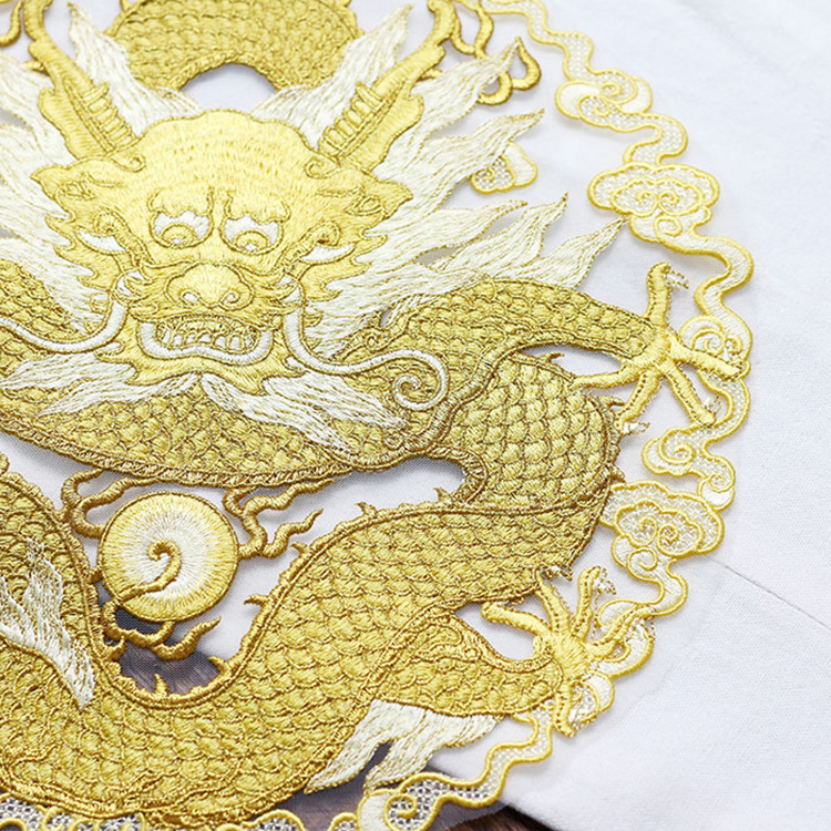 Okrągła naszywka z tkaniny ze  – Ethnic Fashion Clothing recenzja i cena