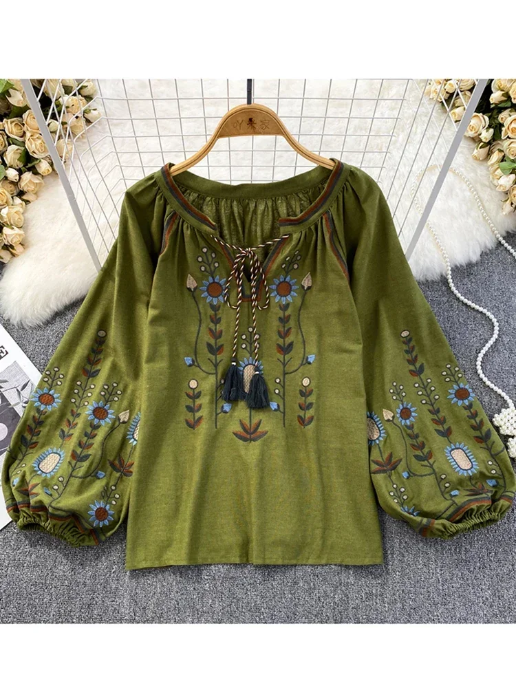 Damska wiosenna bluzka w stylu – Ethnic Fashion Clothing recenzja i cena