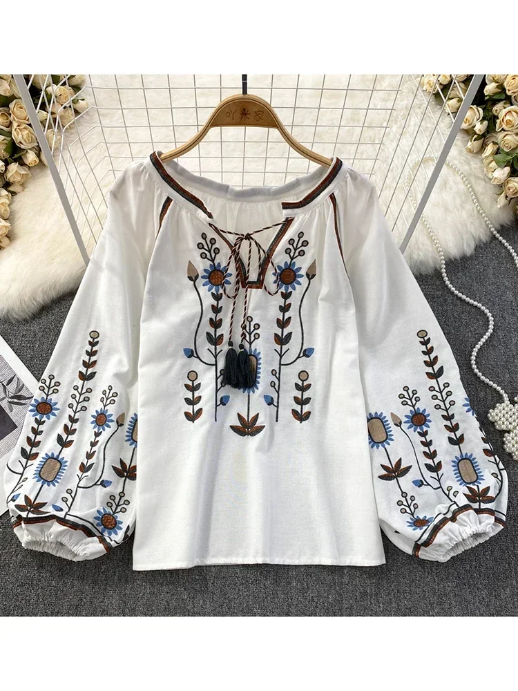 Damska wiosenna bluzka w stylu – Ethnic Fashion Clothing recenzja i cena