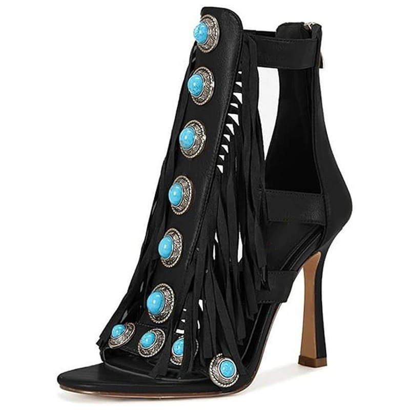 Letnie botki damskie z frędzla – Ethnic Outfit recenzja i cena