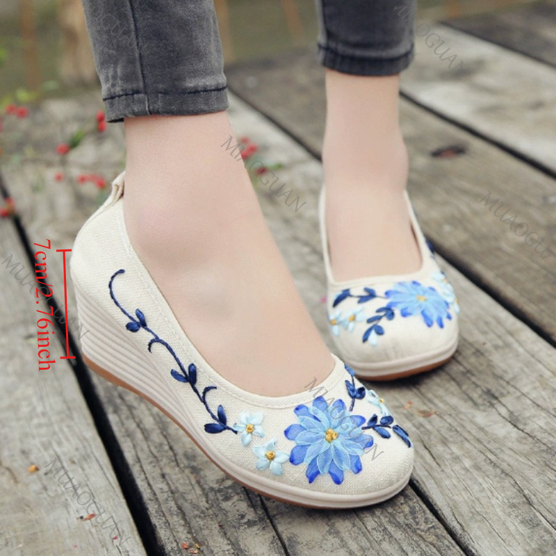 Haftowane damskie wygodne buty – The Ethnic Fashion recenzja i cena