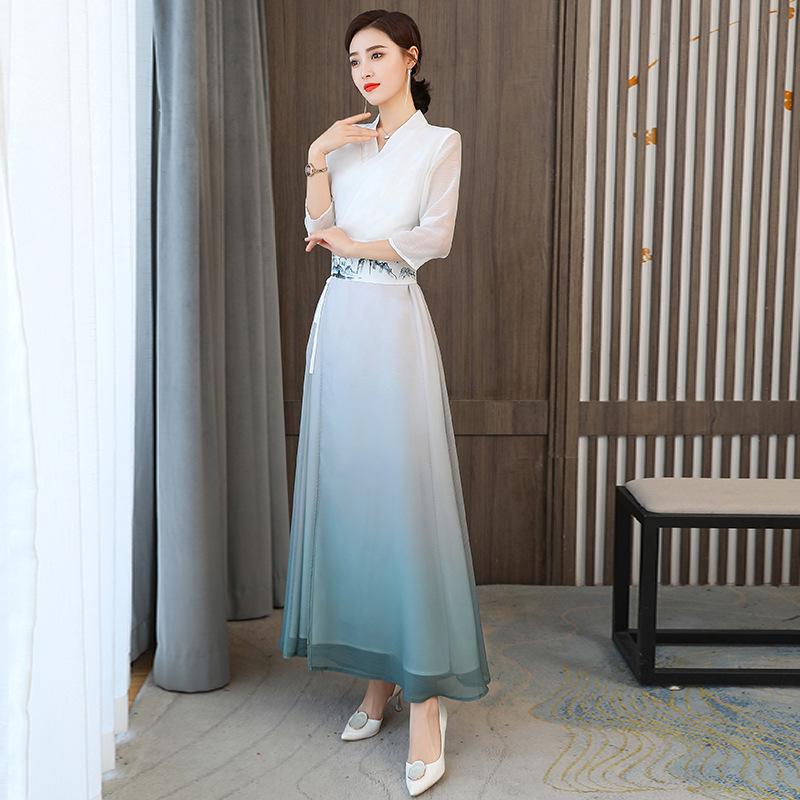 Chińska tradycyjna sukienka Ko – Ethnic Fashion Clothing recenzja i cena