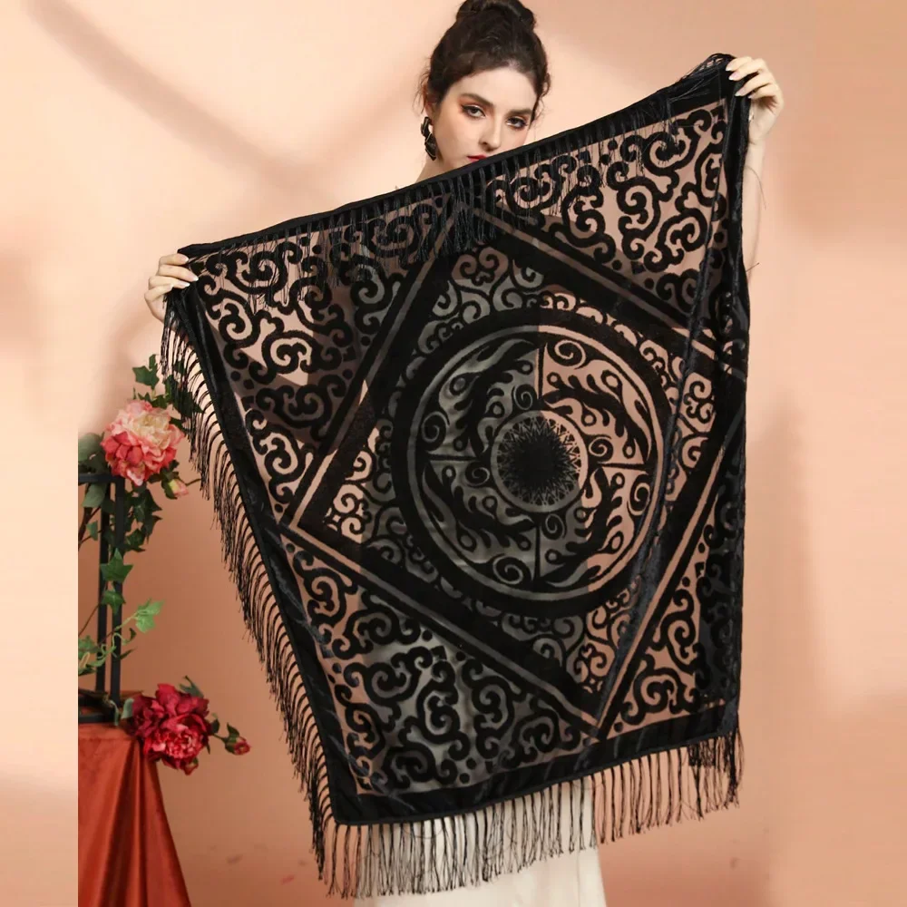 AW25 Aksamitna żakardowa chust – Ethnic Fashion Collection recenzja i cena