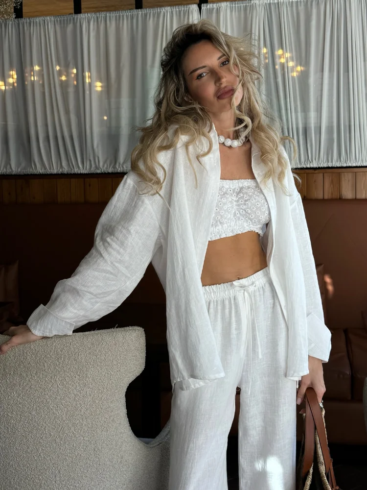 Komplety koszulowe z lnu i baw – Ethnic Fashion Collection recenzja i cena