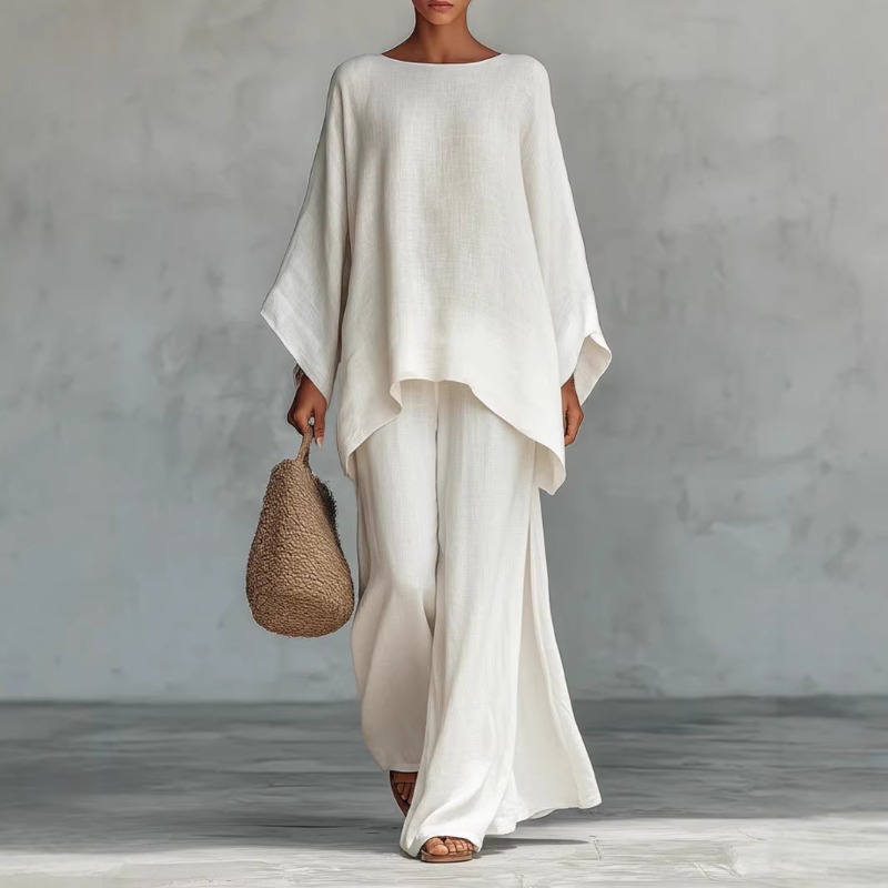 Wiosenny Nowy Modny Lniany Luź – Ethnic Fashion Collection recenzja i cena