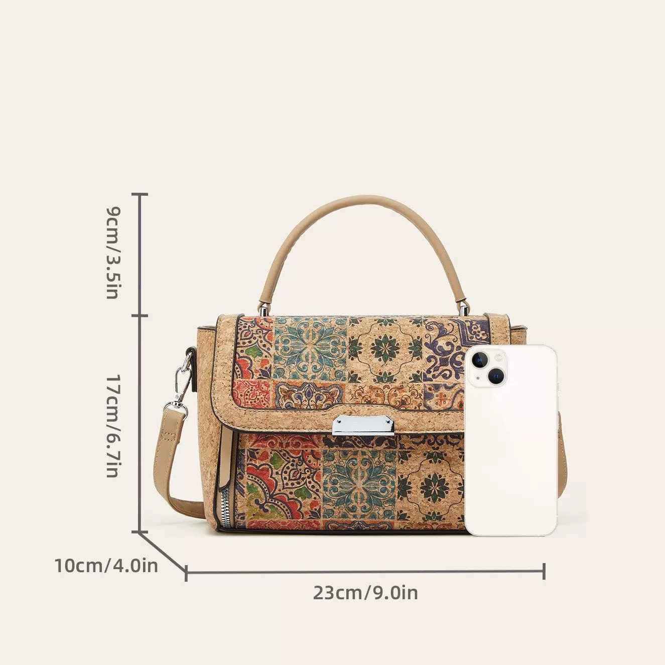 Damska miękka torebka z korka  – The Ethnic Fashion recenzja i cena