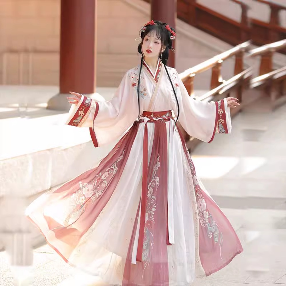 Hanfu chińska tradycyjna sukie – Ethnic Fashion Clothing recenzja i cena