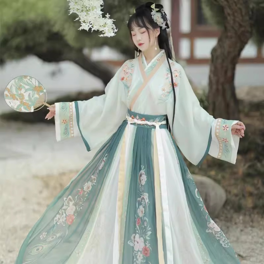 Hanfu chińska tradycyjna sukie – Ethnic Fashion Clothing recenzja i cena